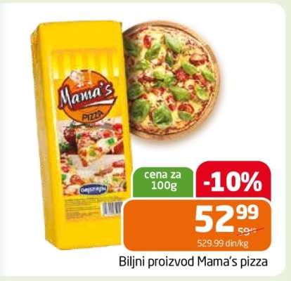 Biljni proizvod Mama's pizza