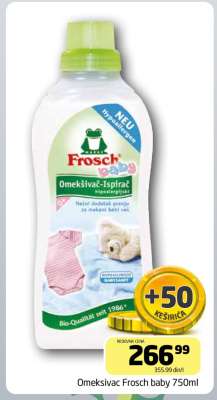 Omekšivač Frosch baby 750ml