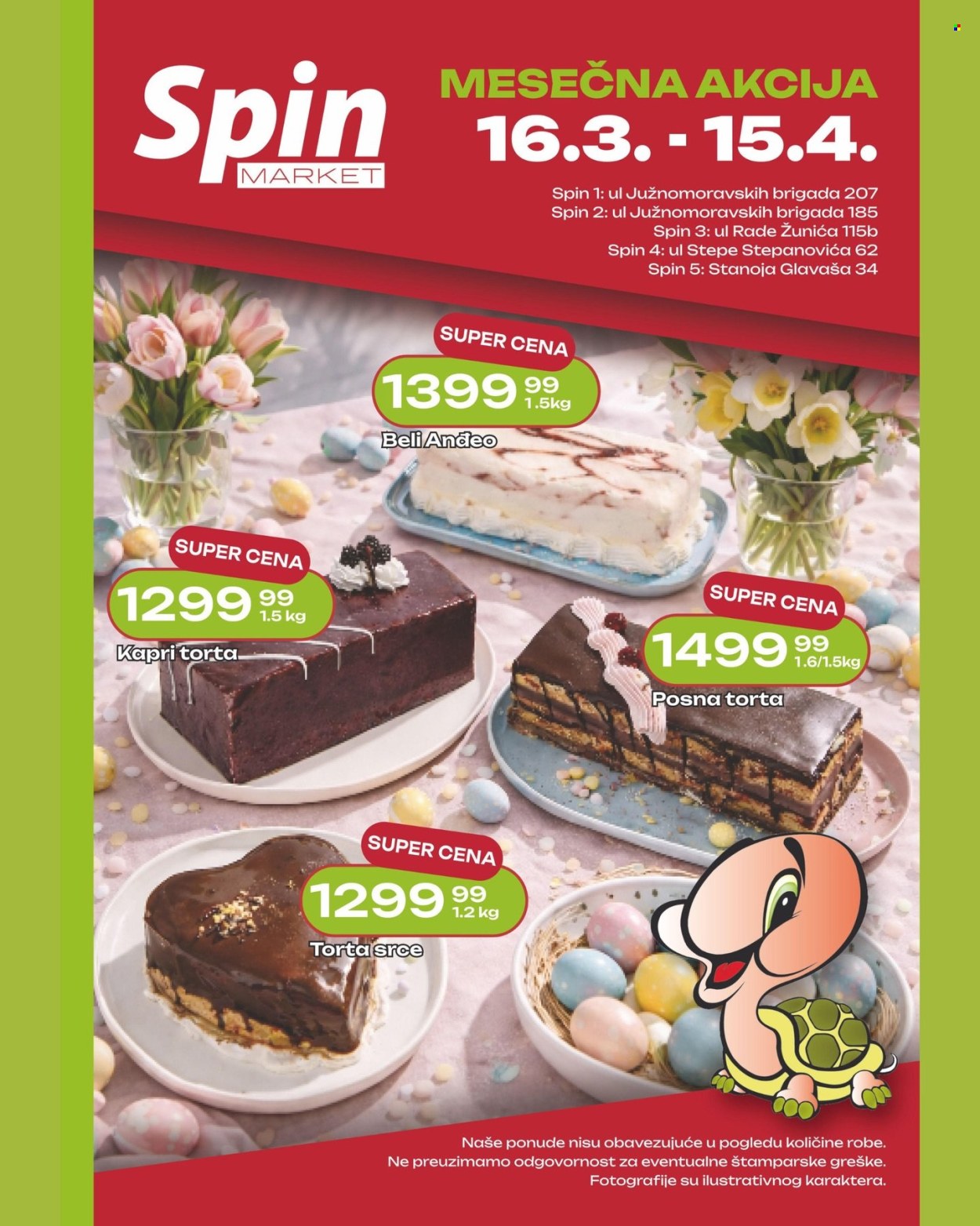 Spin Market katalog - 16.03.2026 - 15.04.2026. Stranica 1