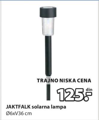 JAKTFALK SOLARNA LAMPA