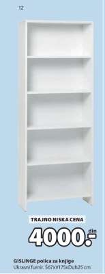GISLINGE POLICA ZA KNJIGE