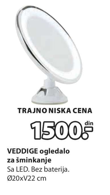 VEDDIGE ogledalo za šminkanje