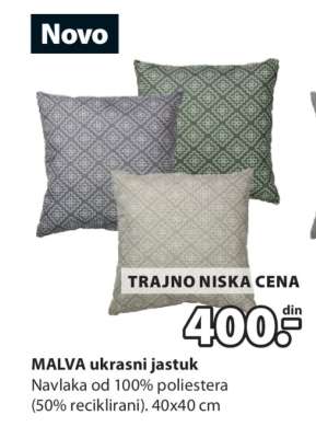 MALVA ukrasni jastuk