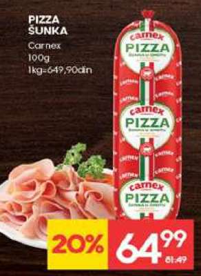 PIZZA ŠUNKA