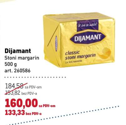 Dijamant Stoni margarin