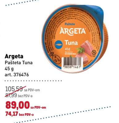 Argeta Pašteta Tuna