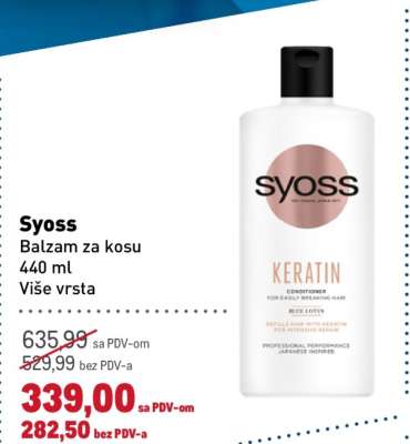 Syoss Balzam za kosu