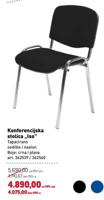 Konferencijska stolica „Iso”