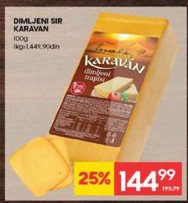 DIMLJENI SIR KARAVAN