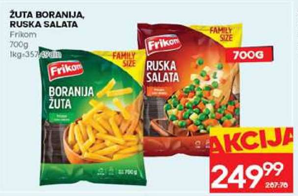 ŽUTA BORANIJA, RUSKA SALATA