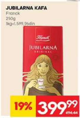 JUBILARNA KAFA
