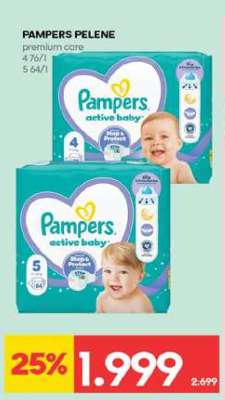 Pampers pelene