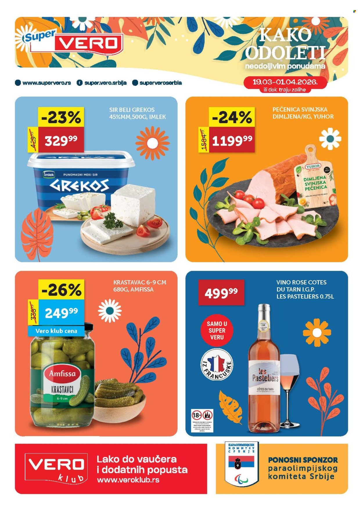 SuperVERO katalog - 19.03.2026 - 01.04.2026. Stranica 1