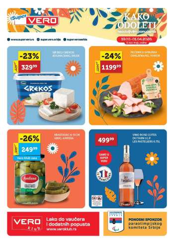 SuperVERO katalog - 19.03.2026 - 01.04.2026.