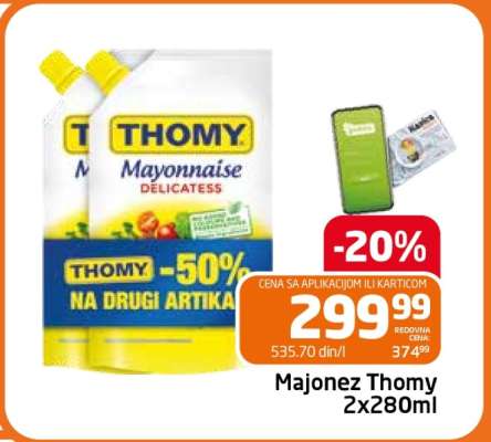 Majonez Thomy 2x280ml