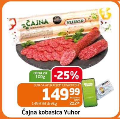 ČAJNA KOBASICA Yuhor