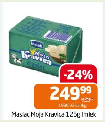 Maslac Moja Kravica 125g Imlek