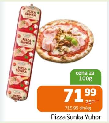 Pizza šunka Yuhor