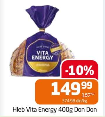 Hleb Vita Energy 400g Don Don