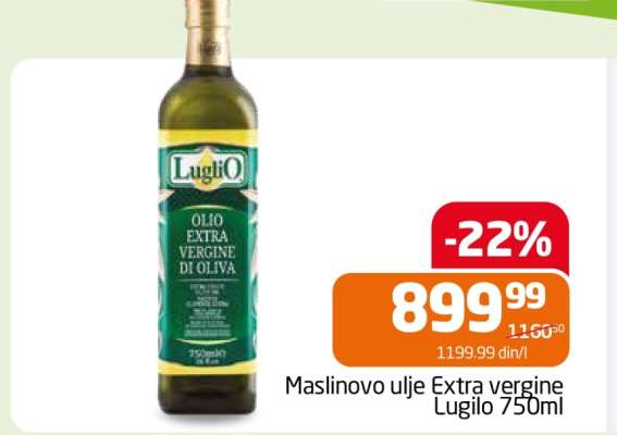 Maslinovo ulje Extra vergine Luglio 750ml