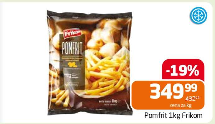 Pomfrit 1kg Frikom