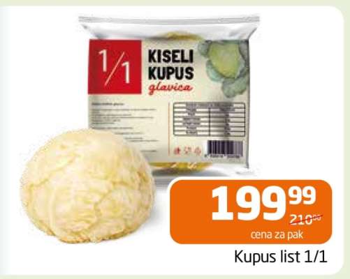 KISELI KUPUS GLAVICA