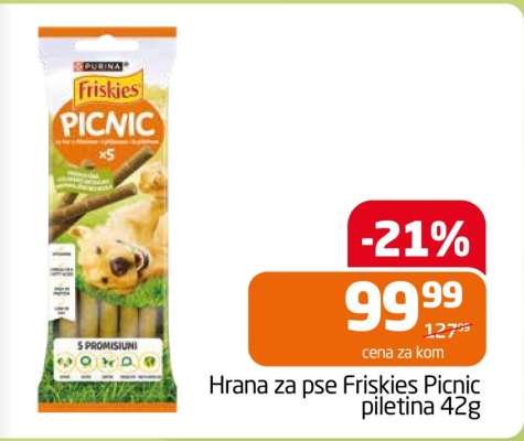 Hrana za pse Friskies picnic piletina 42g
