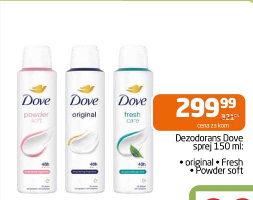 Dezodorans Dove sprej 150 ml