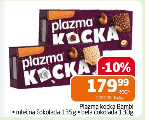 PLAZMA KOCKA Bambi