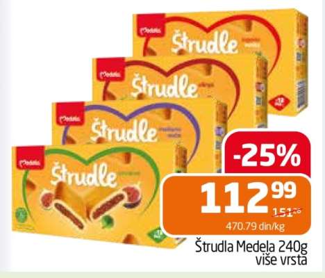 Štrudla Medela 240g