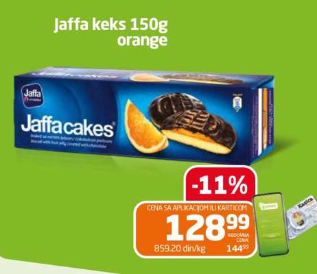 Jaffa keks 150g orange