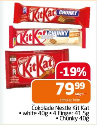 Čokolade Nestle Kit Kat