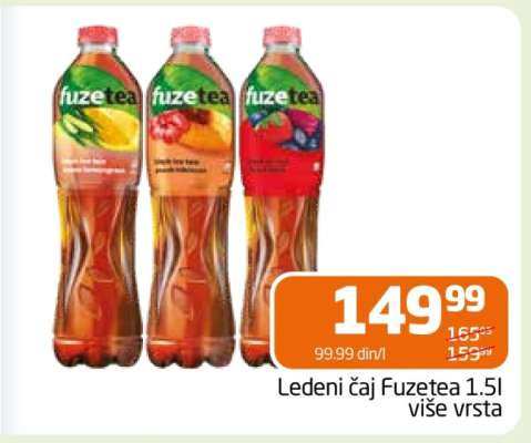 Ledeni čaj Fuzetea 1.5l više vrsta