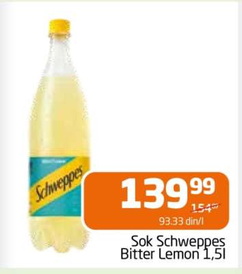 Sok Schweppes Bitter Lemon 1,5l