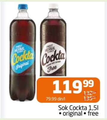 Sok Cockta 1,5l