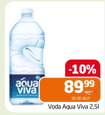 Voda Aqua Viva 2,5l