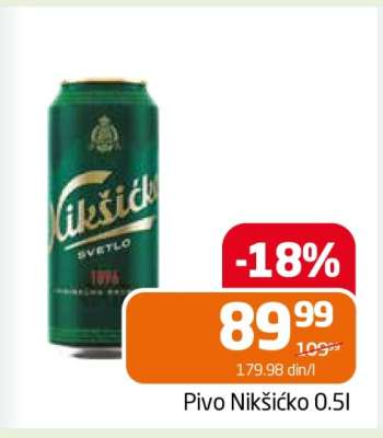 Pivo Nikšićko 0.5l