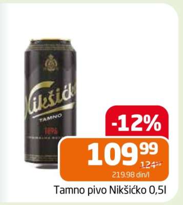 Tamno pivo Nikšićko 0,5l