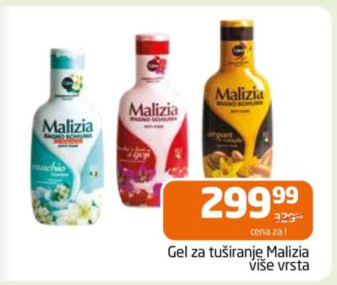 Gel za tuširanje Malizia