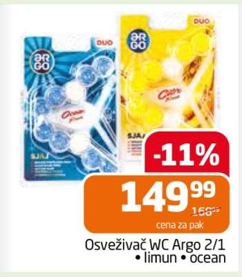 Osveživač WC Argo 2/1