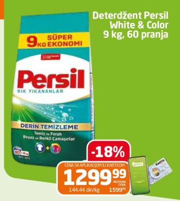 Deterdžent Persil White & Color