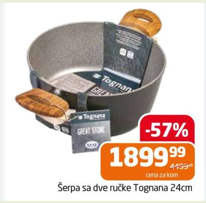 Šerpa sa dve ručke Tognana 24cm