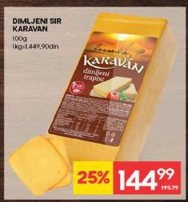 DIMLJENI SIR KARAVAN