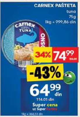 CARNEX PAŠTETA
