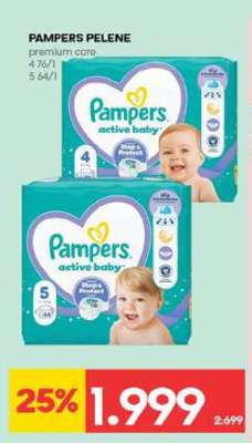Pampers pelene