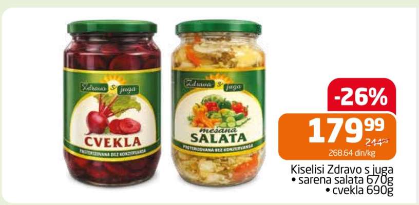 Kiseliši Zdravo s juga