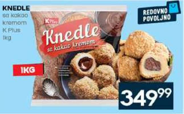 Knedle sa kakao kremom