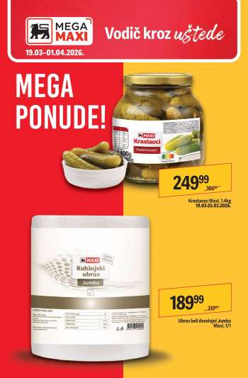 Mega Maxi katalog - 19.03.2026 - 01.04.2026.