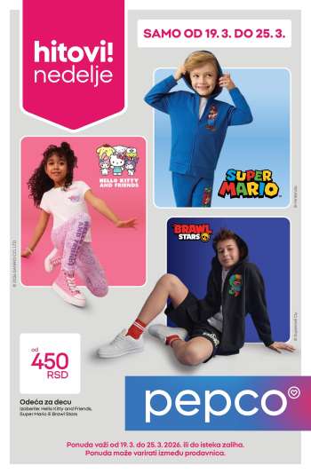 Pepco katalog - 19.03.2026 - 25.03.2026.