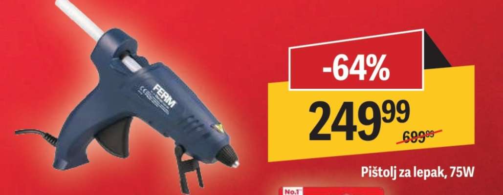 Pištolj za lepak, 75W